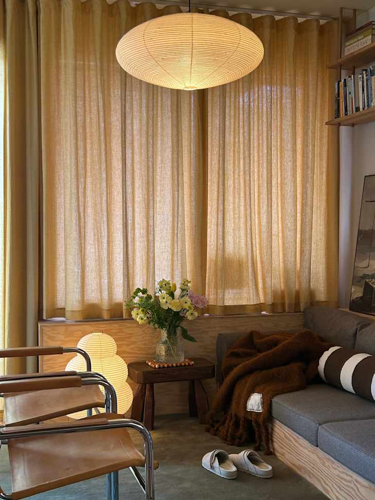 View of See This Oslo Apartment Transformed with Custom Furniture | Apartment ...
